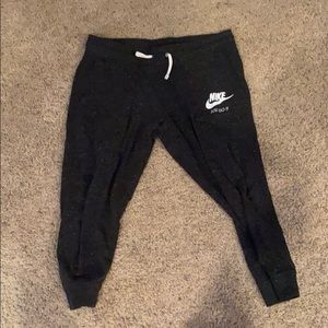 Grey Nike Capri sweats